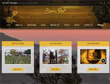 Tablet Screenshot of cloudsrest.com